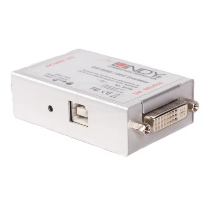 شبیه ساز EDID/DDC برای نمایشگرهای DVI-I لیندی مدل 32106