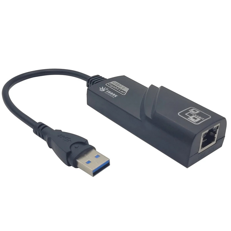مبدل USB۲.0 به LAN شارک مدل ۱۰-۱۰۰ طول ۰.۱ متر
