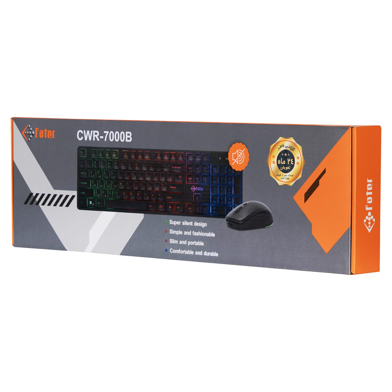 ست گیمینگ فاطر مدل CWR-7000 Keyboard & Mouse