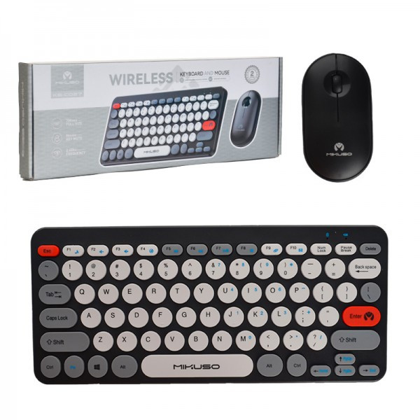 کیبورد و موس بی سیم میکاسو مدل KB-C027
