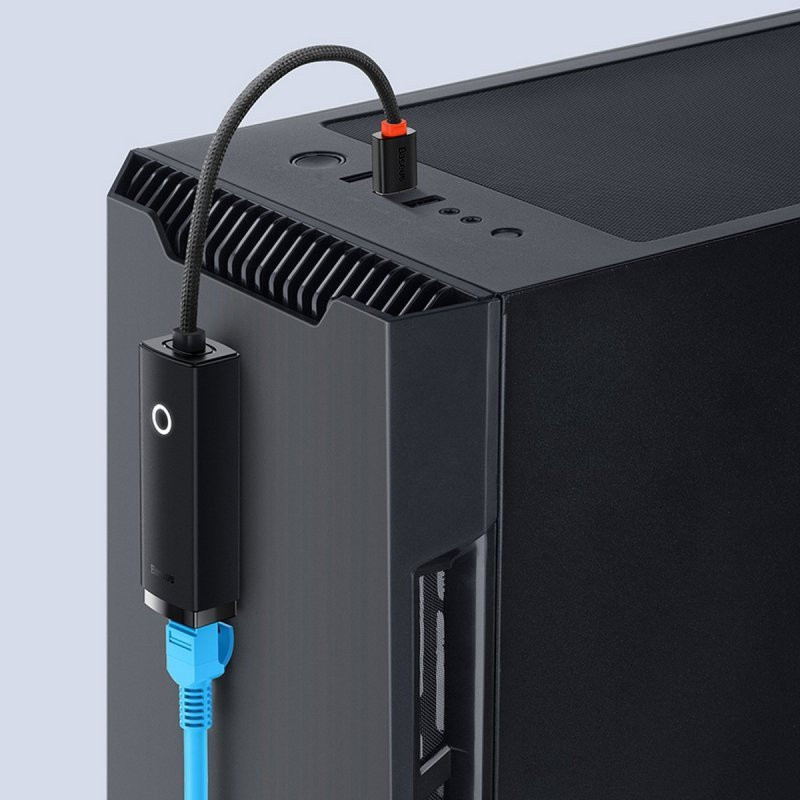 مبدل USB به LAN باسئوس مدل WKQX0000 100Mbps
