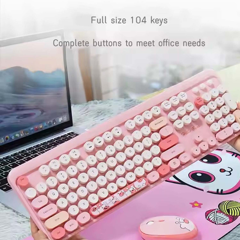 کیبورد و ماوس بی سیم گیزر مدل Hello Bear