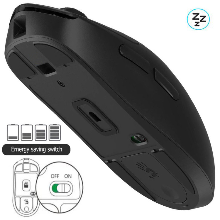 ماوس گیمینگ دوگانه بیسیم و باسیم ای فورتک مدل R72_ULTRA