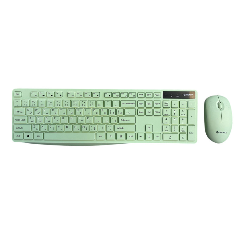کیبورد و ماوس بی سیم وان مکس مدل OM-4500W