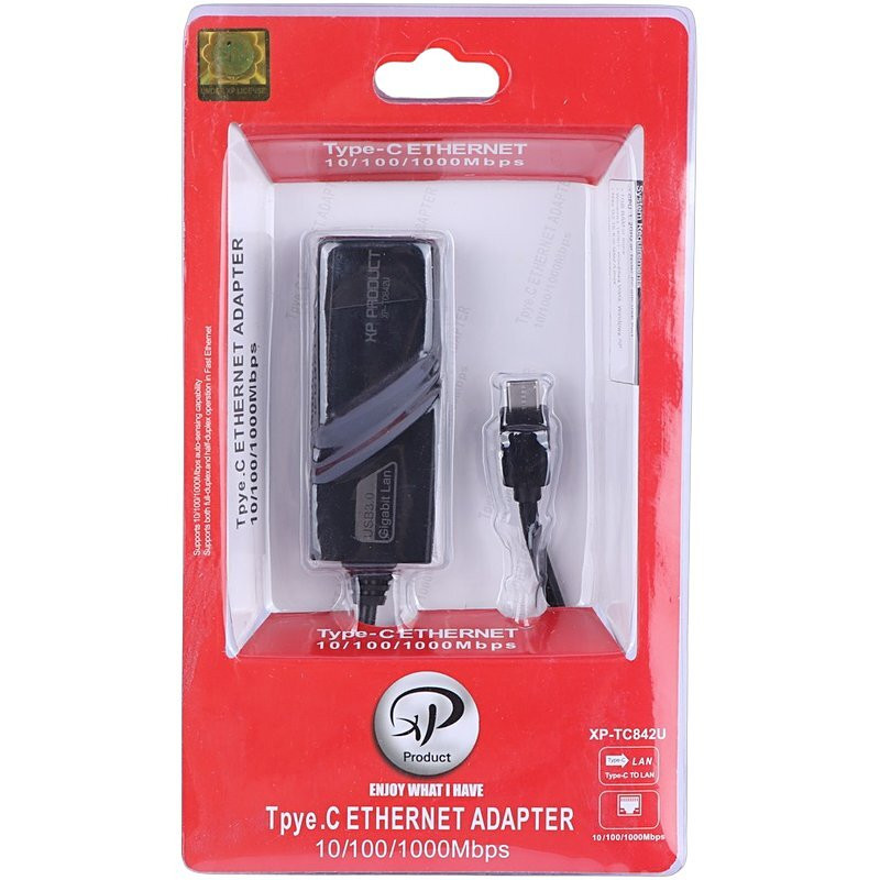 کابل تبدیل USB-C به Ethernet ایکس پی-پروداکت مدل TC842U