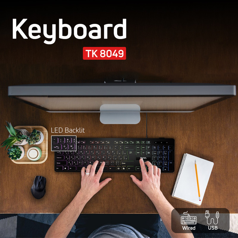 کیبورد تسکو مدل TK 8049