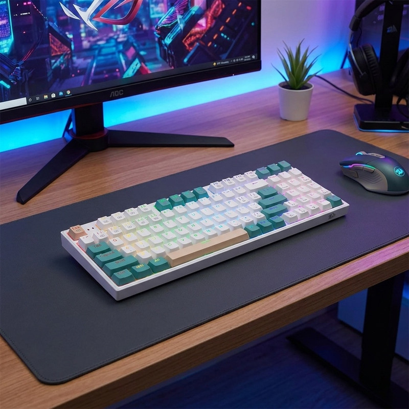 کیبورد ردراگون مدل K643 RGB PRO VEIGAR RED SWITCH