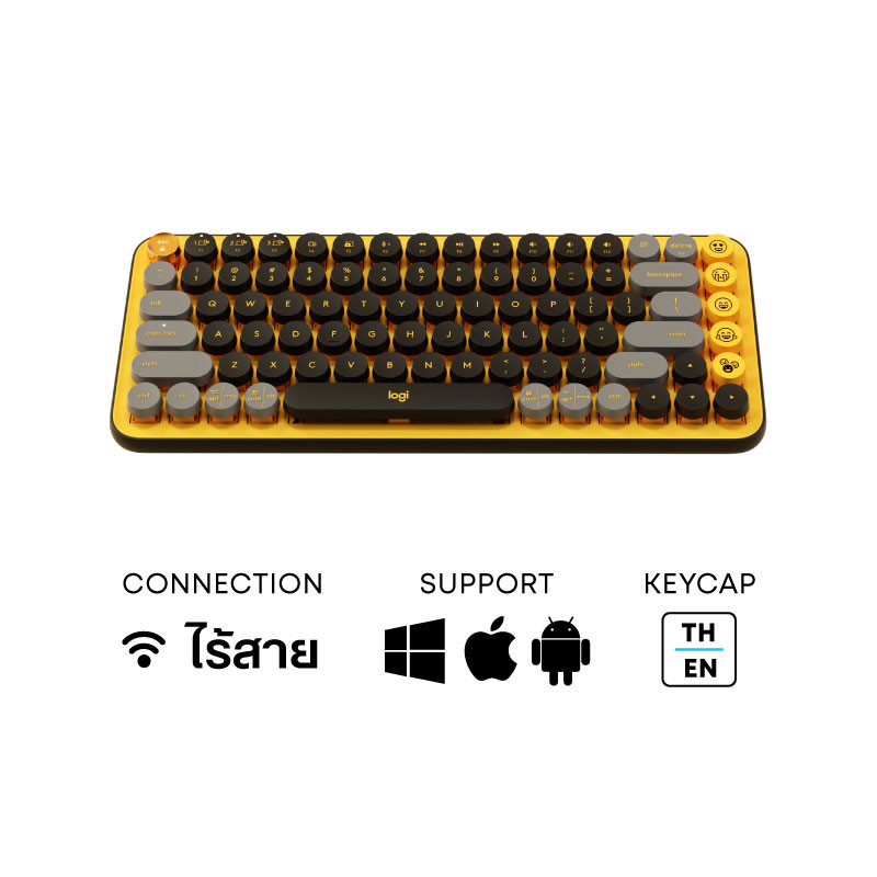 کیبورد لاجیتک مدل POP KEYS MECHANICAL KEYBOARD RF US
