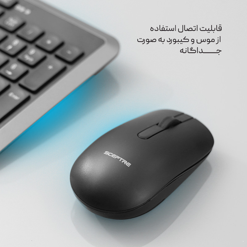 کیبورد و ماوس بلوتوثی اسکپتر مدل titan