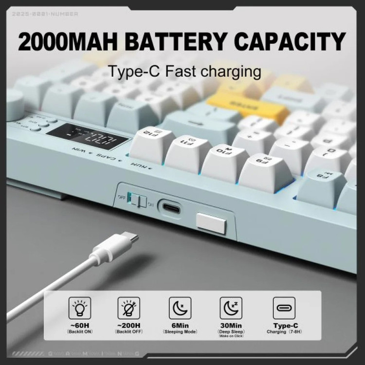 کیبورد بیسیم گیمینگ اونیکوما مدل G80