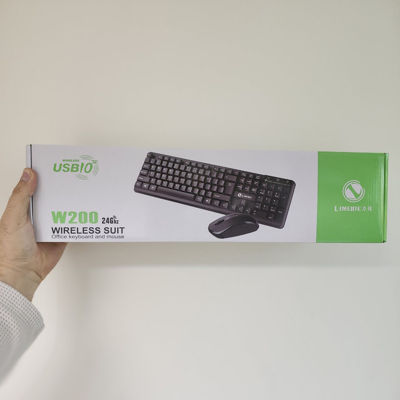 کیبورد و ماوس بی سیم لایماید مدل SUIT-W200 کد 2.4GHZ