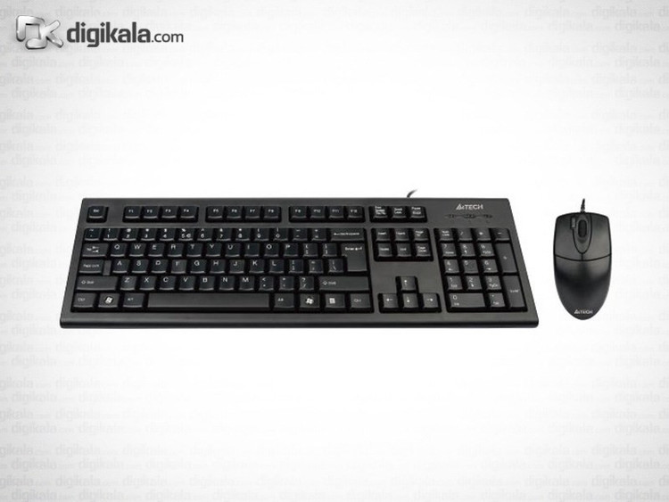 کیبورد و ماوس باسیم ای فورتک مدل KR-8520D