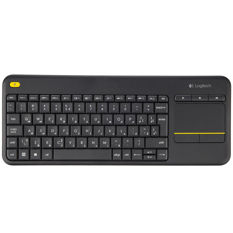 کیبورد بی سیم لاجیتک مدل K400 Plus با حروف فارسی