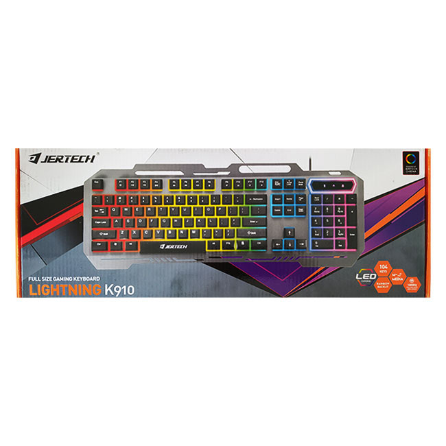 کیبورد مخصوص بازی جرتک مدل LIGHTNG K910