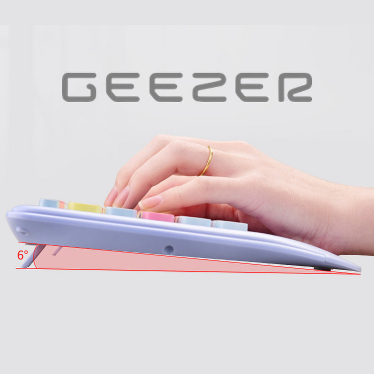 کیبورد و ماوس بی سیم گیزر مدل GEEZER G100