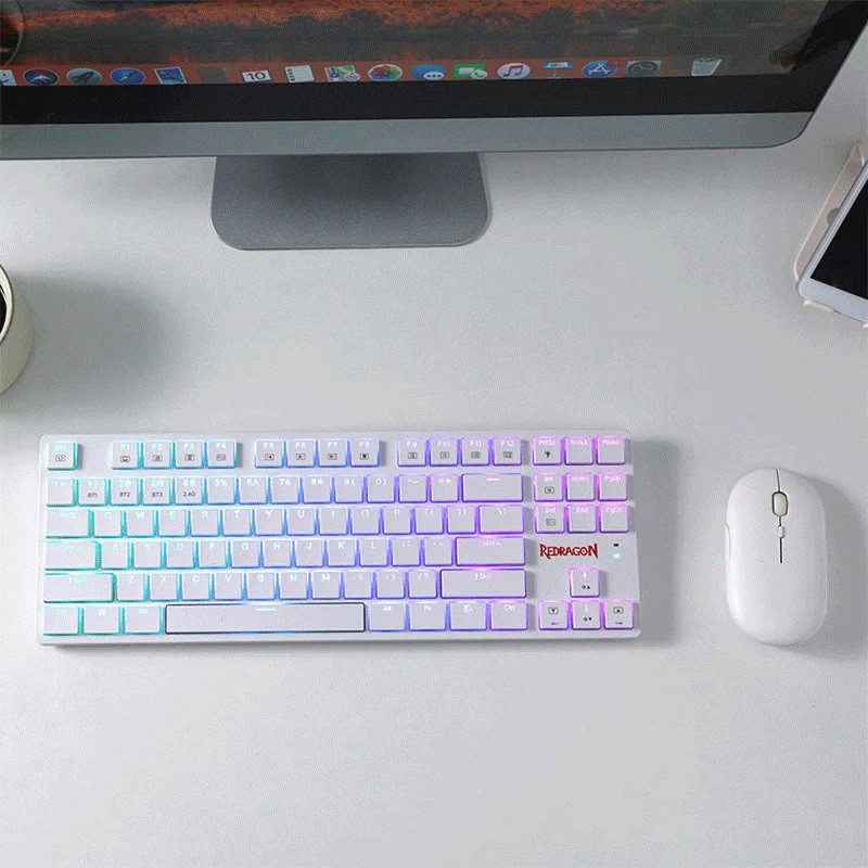 کیبورد بی سیم مخصوص بازی ردراگون مدل ANUBIS K539W RGB