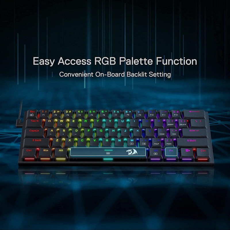 کیبورد مخصوص بازی ردراگون مدل K614 ANIVIA RGB