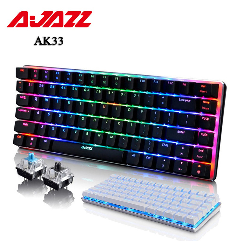 کیبورد مخصوص بازی آجز مدل AK33 Mechanical