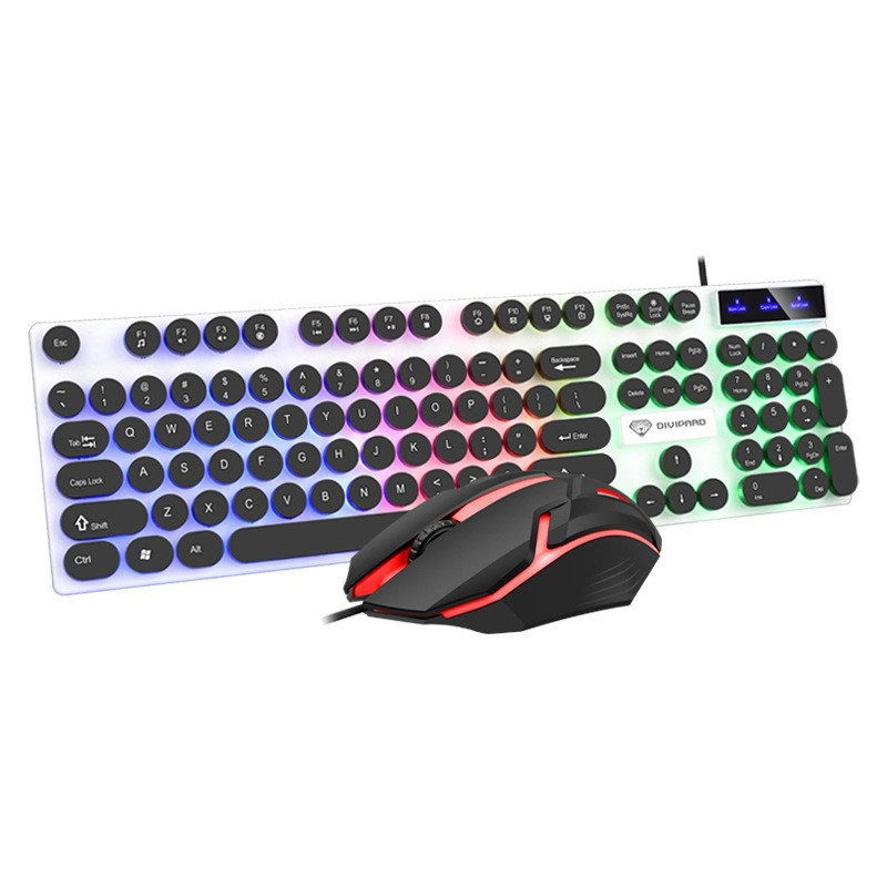 کیبورد و ماوس گیمینگ دیوایپارد مدل GMK-30