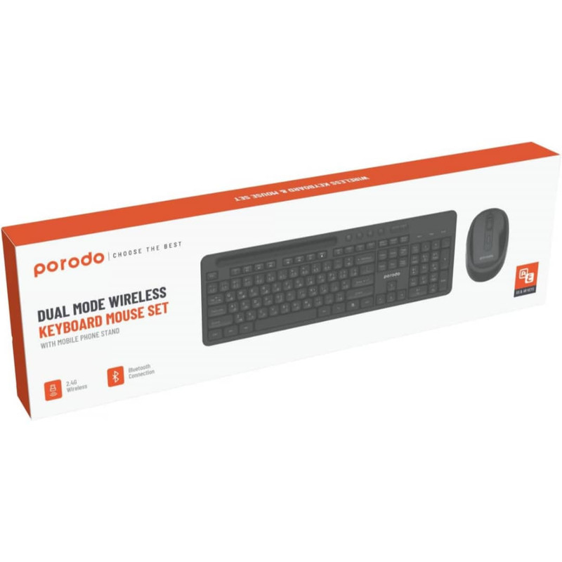 کیبورد و ماوس پرودو مدل Dual mode wireless