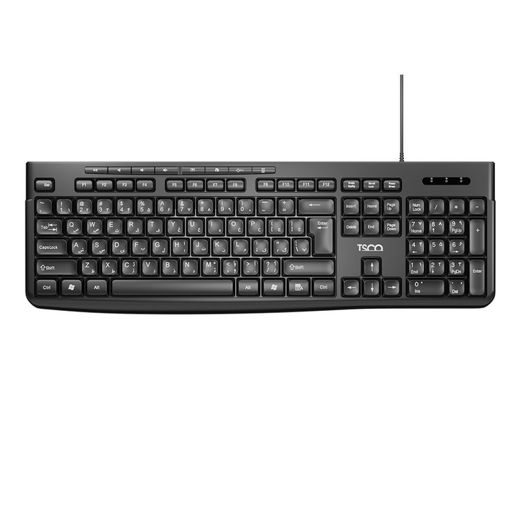 ماوس و کیبورد با سیم تسکو مدل TKM 8057