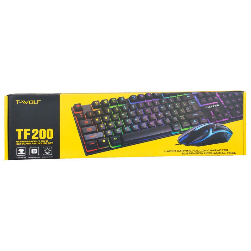 کیبورد و ماوس مخصوص بازی تیولف مدل TF200