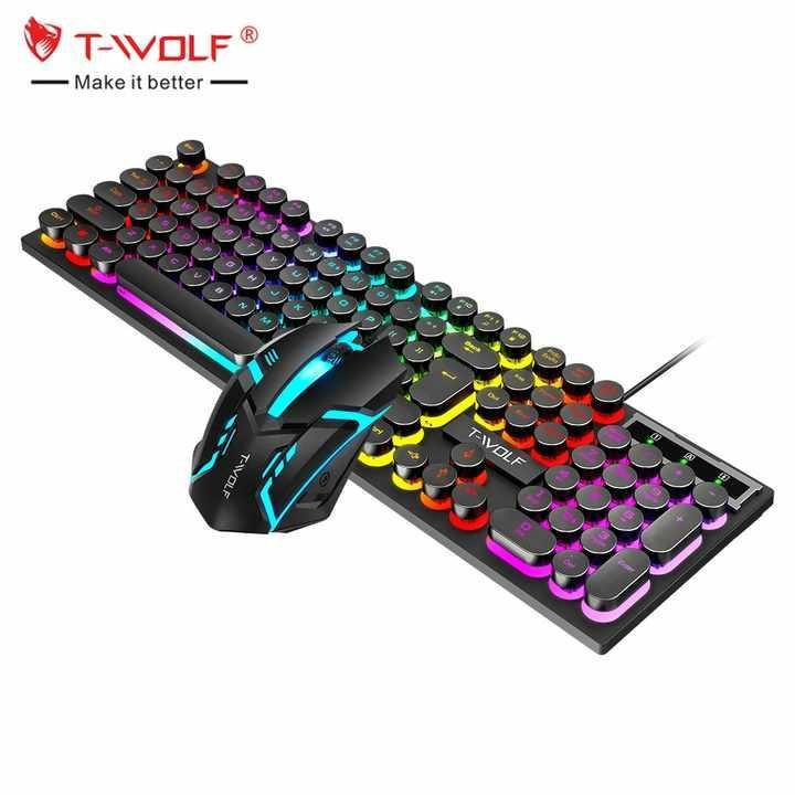 کیبورد و موس مخصوص بازی تی ولف مدل TF270