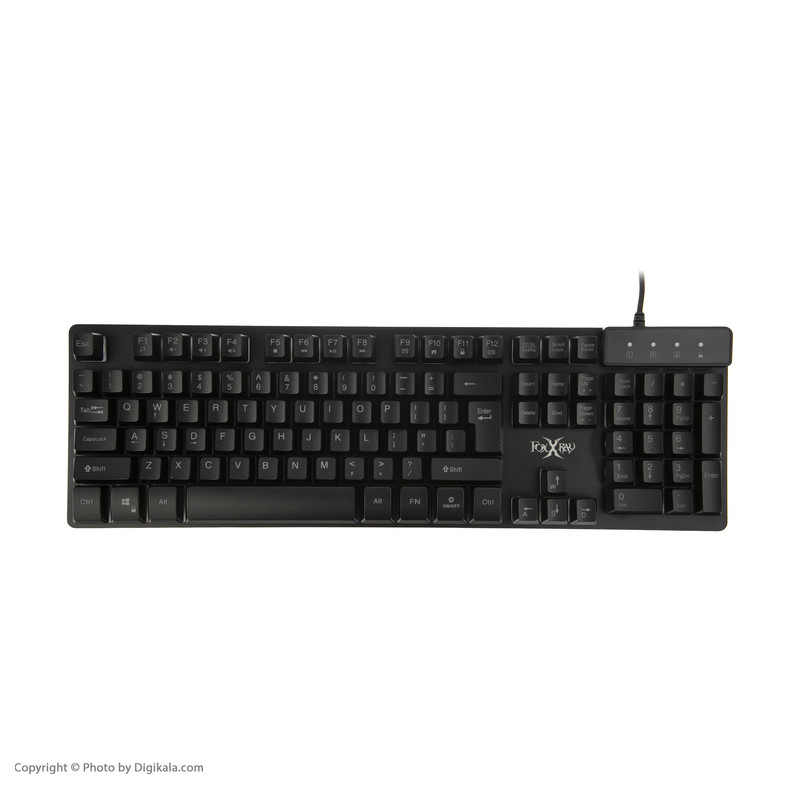 کیبورد مخصوص بازی فاکس ری مدل FXR-HKM-35