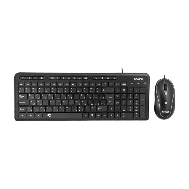 کیبورد و ماوس با سیم بیاند مدل BMK-3130