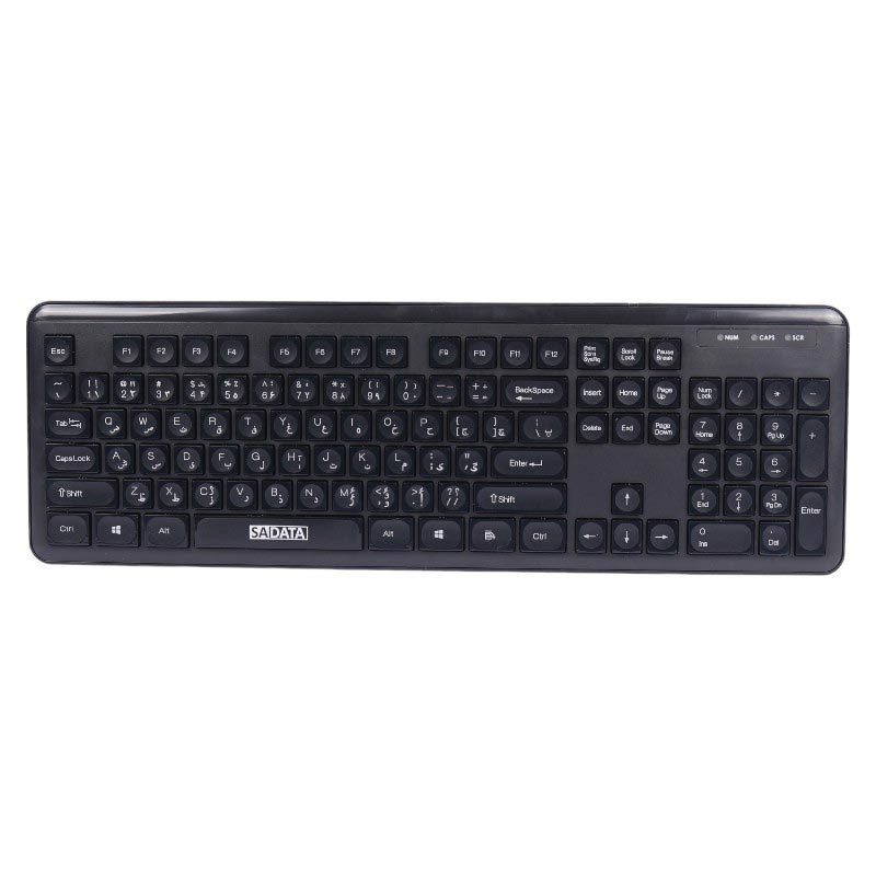 کیبورد و ماوس بی سیم سادیتا مدل SKM-3403
