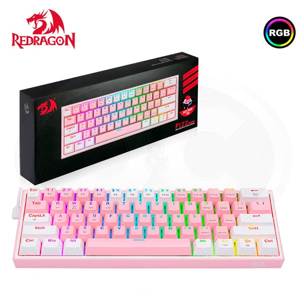 کیبورد مخصوص بازی ردراگون مدل K616 FIZZ PRO RGB