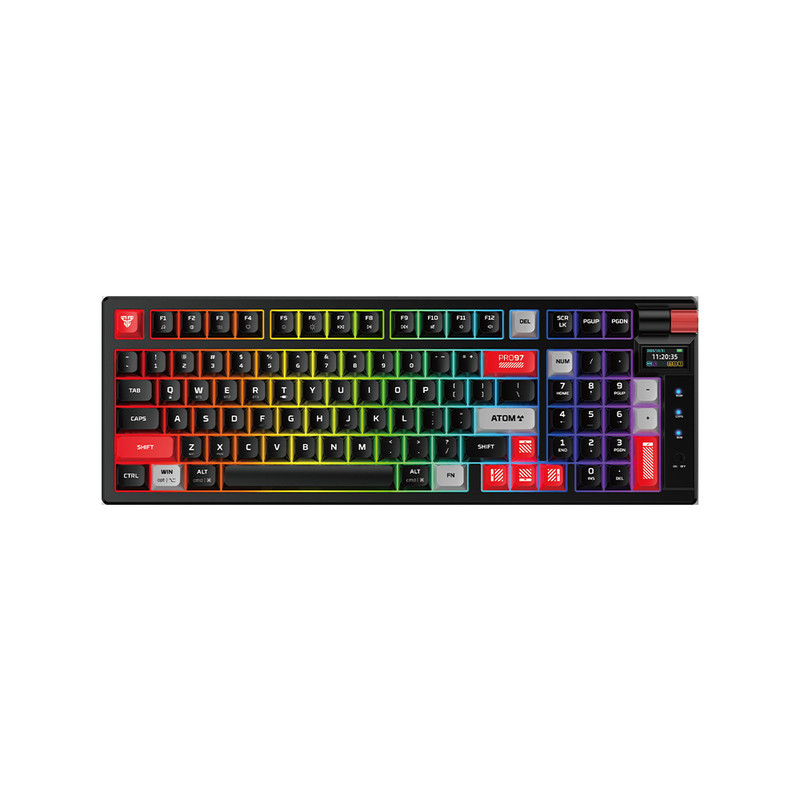 کیبورد گیمینگ فنتک مدل ATOM PRO MK918BLUESWITCH