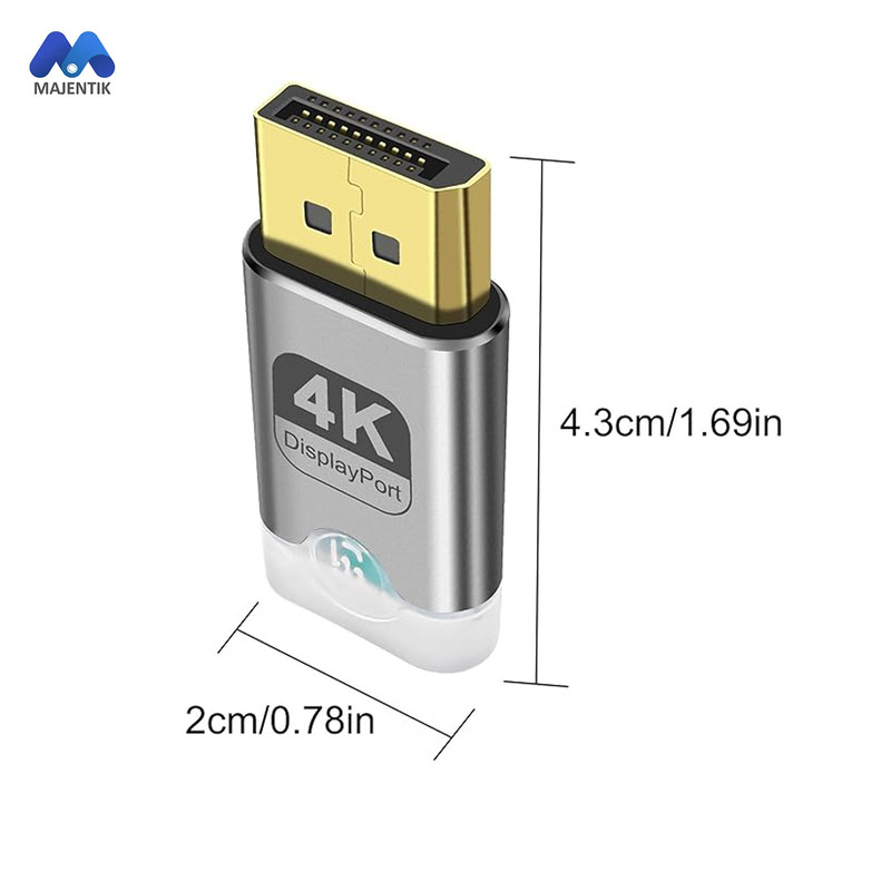 مبدل شبیهساز مانیتور DisplayPort مجینتک مدل 4K-XMS-546