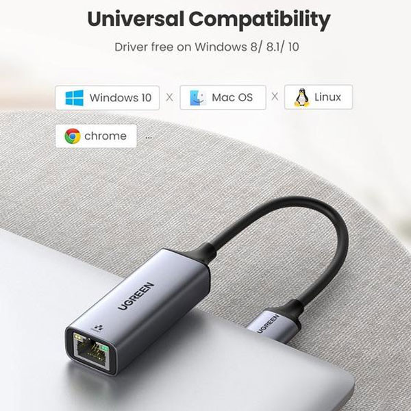 مبدل USB-C به Ethernet یوگرین مدل CM199-50737
