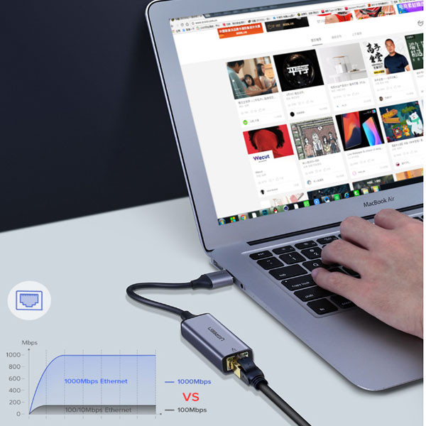 مبدل USB-C به Ethernet یوگرین مدل CM199-50737