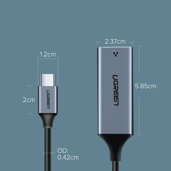 مبدل USB-C به Ethernet یوگرین مدل CM199-50737