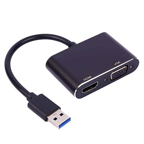 مبدل USB 3.0 به VGA / HDMI کی نت مدل K-COUA30HV