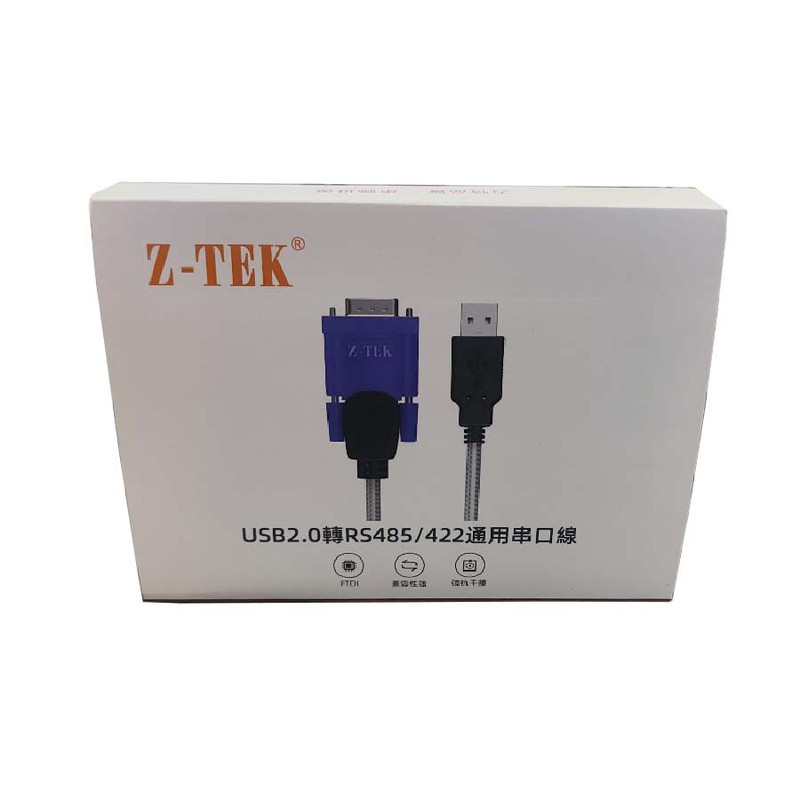 مبدل USB به RS485/RS422 زد تک مدل ZE628 طول 1.8 متر
