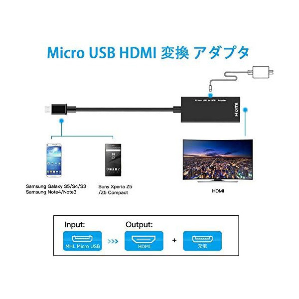 مبدل micro USB به HDMI ام اچ ال مدل B08P9MGGZV