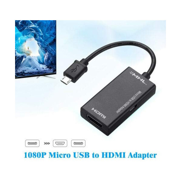 مبدل micro USB به HDMI ام اچ ال مدل B07DHMV4CR