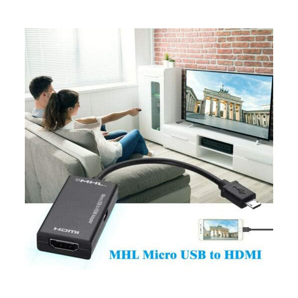 مبدل micro USB به HDMI ام اچ ال مدل B07DHMV4CR