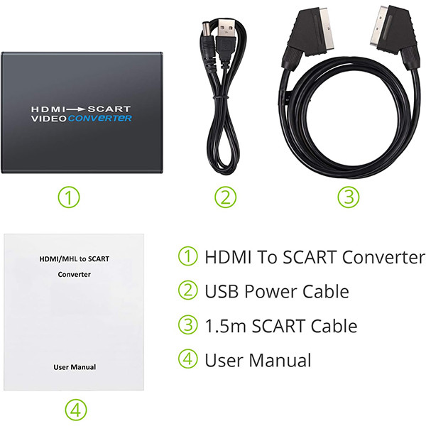 مبدل HDMI به SCART مدل XUNVC393