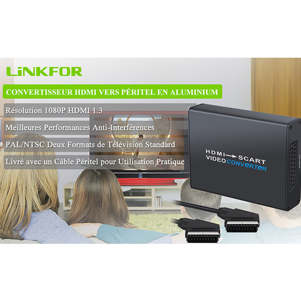 مبدل HDMI به SCART مدل XUNVC393