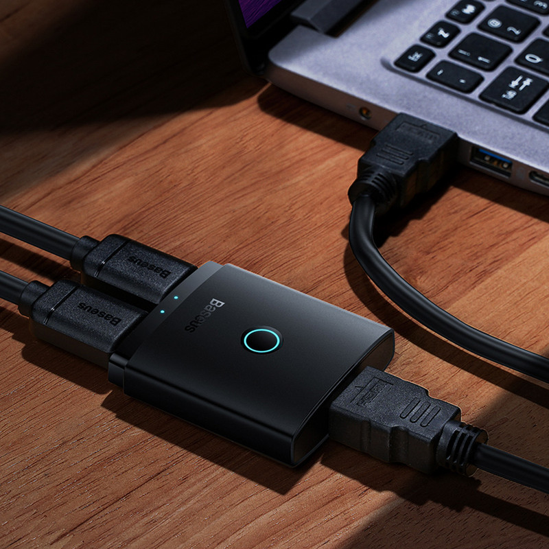 مبدل 1 در 2 HDMI بیسوس مدل AIRJOY