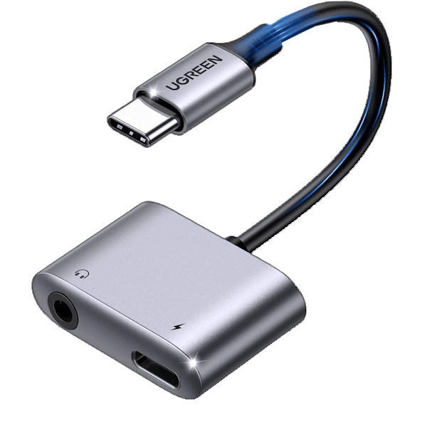 مبدل USB-C به جک 3.5 میلی متر یوگرین مدل CM231-60164