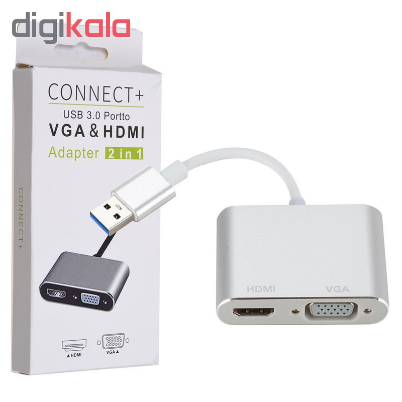 مبدل USB به HDMI/VGA مدل MN
