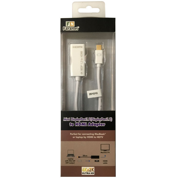 مبدل Mini DisplayPort به HDMI فرانت مدل FN-MDPH12A 2160P