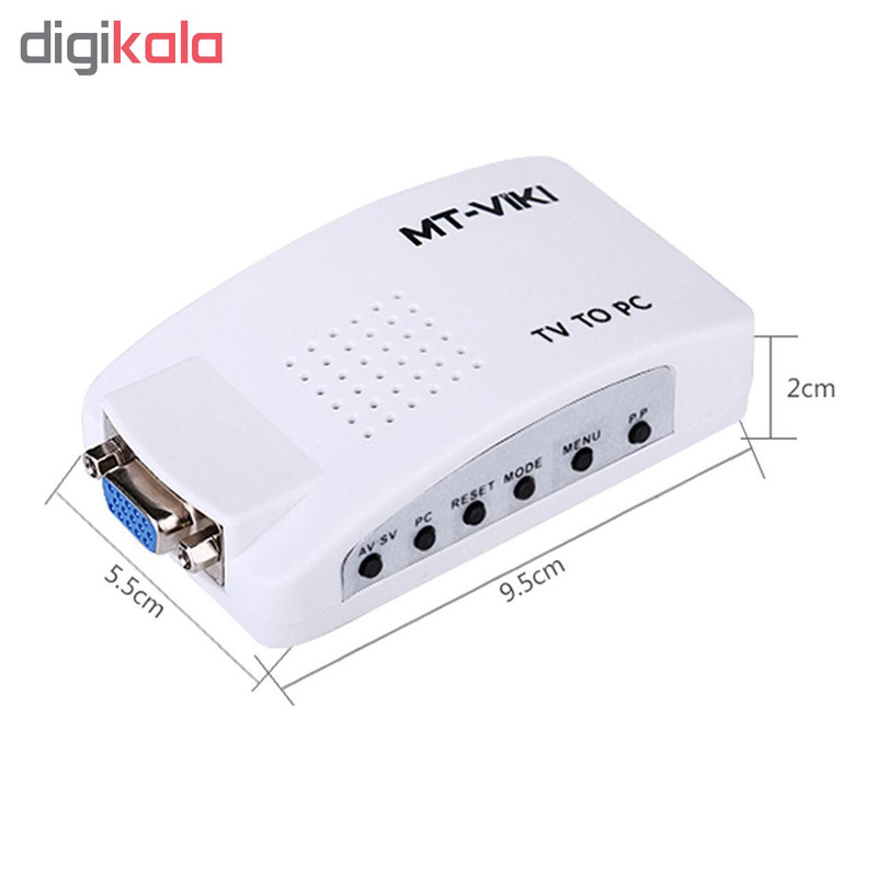 مبدل AV به VGA مدل MT-PT02