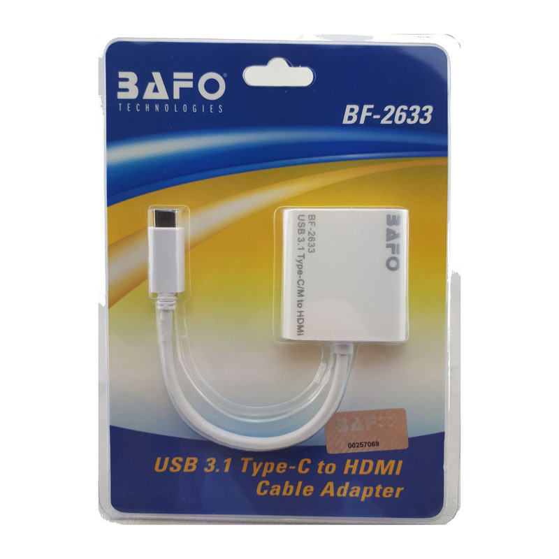 مبدل USB-C به HDMI بافو مدل 2633