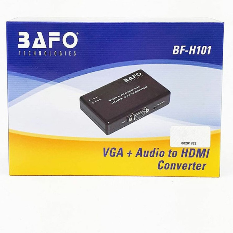 مبدل VGA+AUDIO به HDMI بافو مدل BF-H101